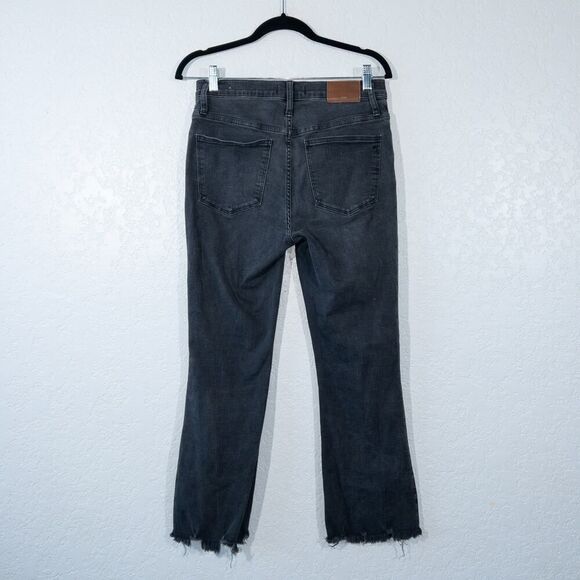 Madewell Berkeley Black Cali Chewed Hem Demi-Boot Jeans Size 28‎ - Picture 5 of 10